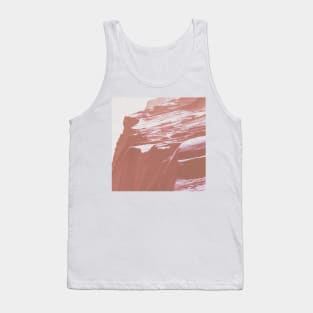 Rose Blush Mountains Oil Effects 4 Tank Top